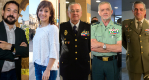 Juan Ramón Amores, Sandra Sánchez, Félix Antolín, Manuel Llamas y Javier Gallegos. encastillalamancha