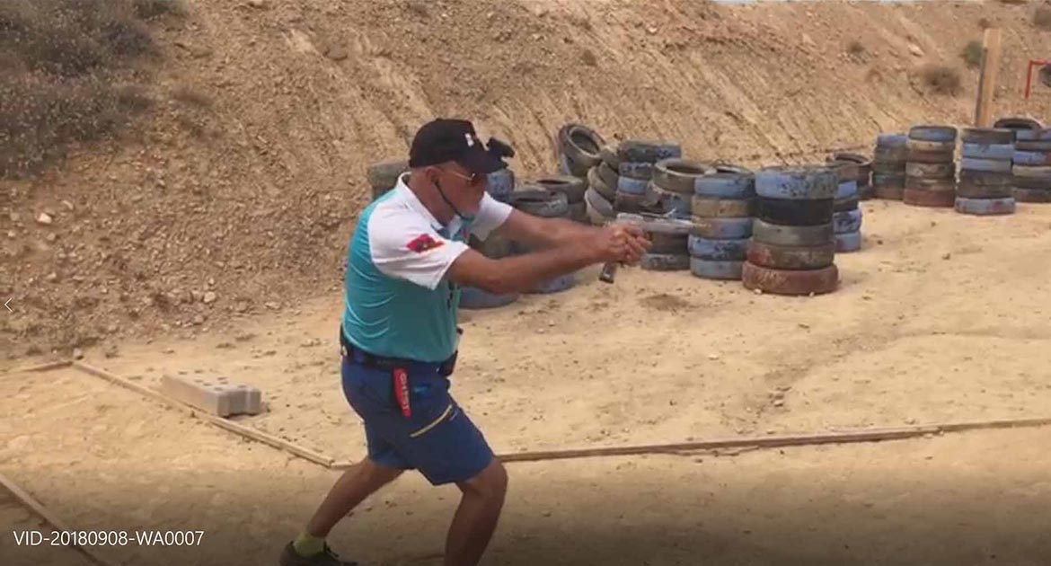 Antonio García Infantes, en plena acción