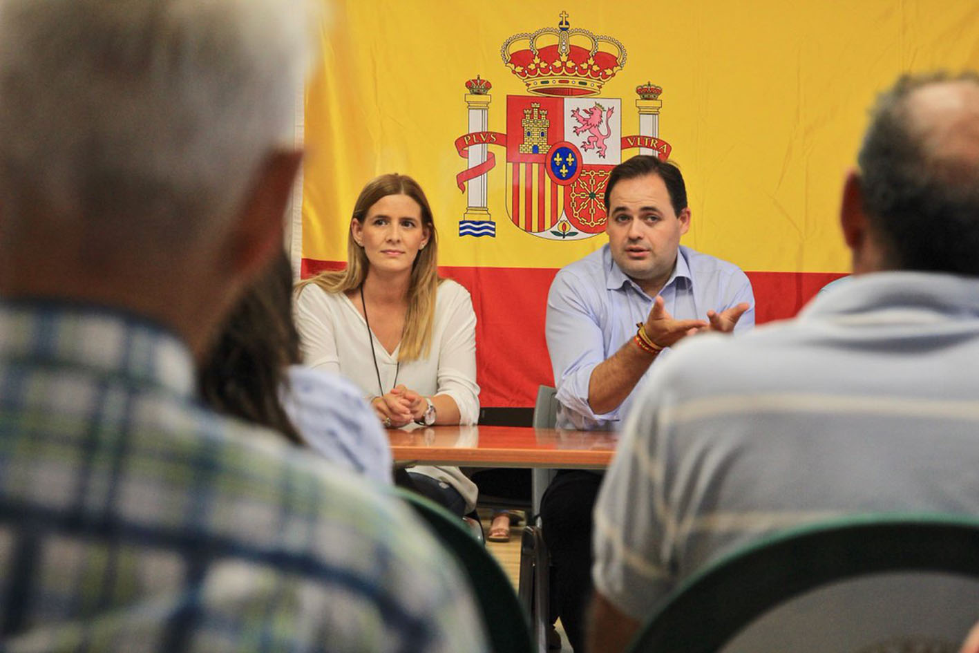 Carolina Agudo, junto a Paco Núñez. Ella será la secretaria general del PP de CLM; él es el presidente regional.