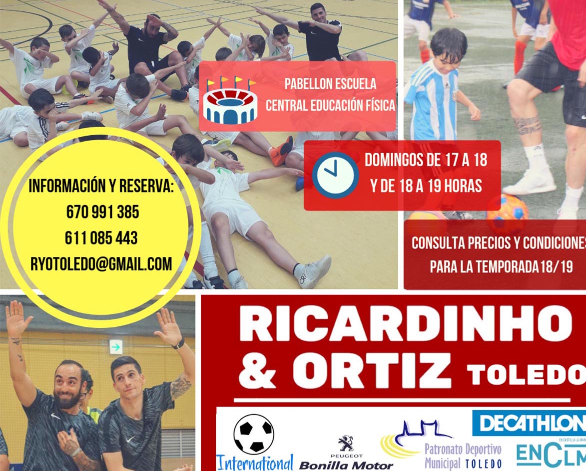 Cartel del segundo curso de la Academia de Tecnificación "Ricardinho & Ortiz"