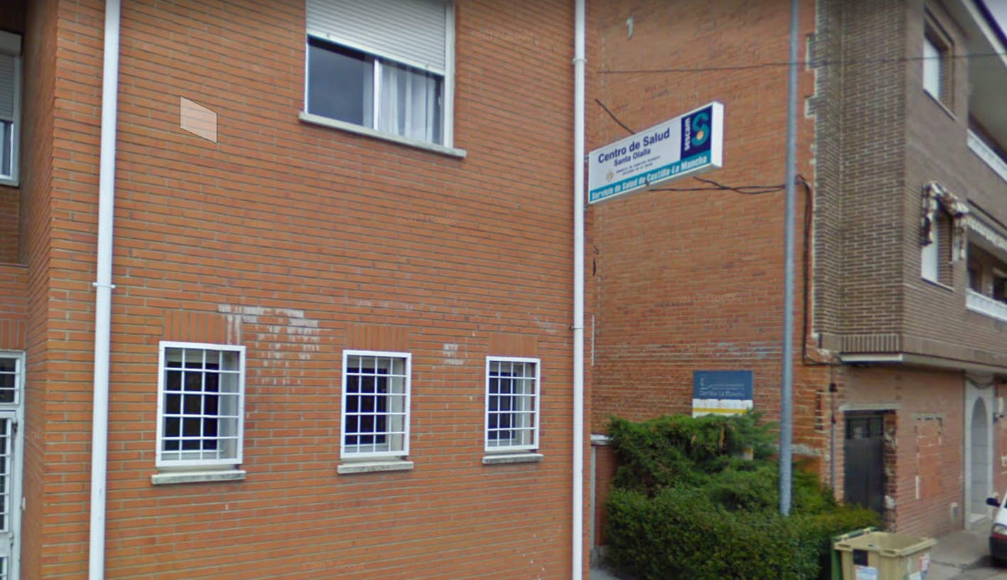 Centro de Salud de Santa Olalla (Toledo). Foto: Google Maps.
