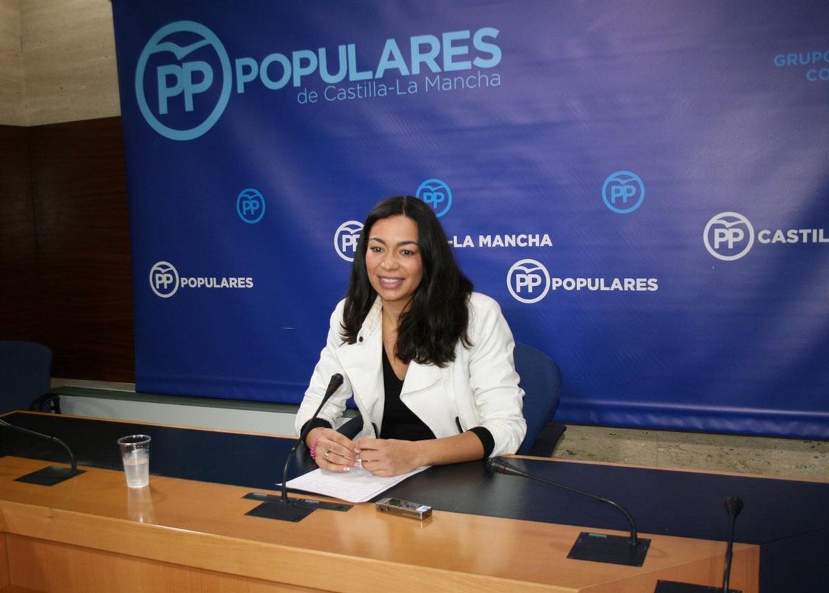 Claudia Alonso, portavoz del PP de CLM. trasvase