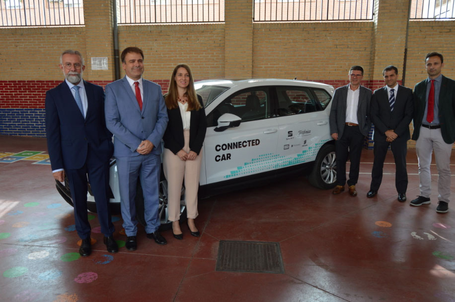 Presentación en Talavera del primer caso conducción asistida en CLM con 5G.