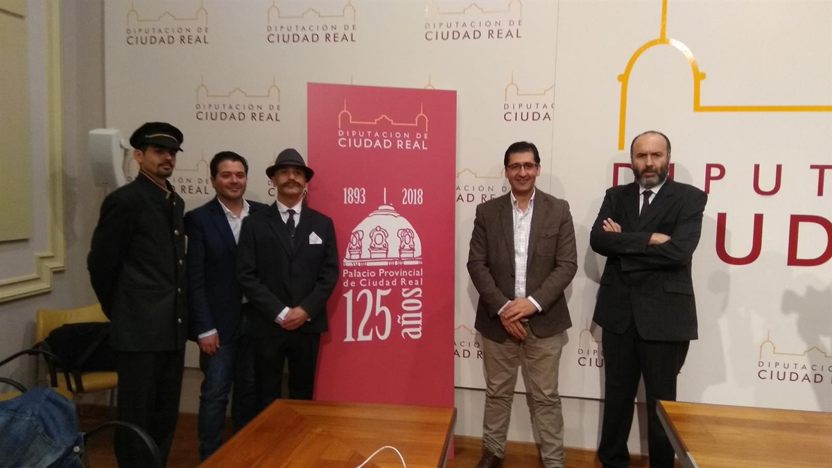 Presentación de los actos con motivo del 125 aniversario de la construcción del Palacio Provincial de Ciudad Real.