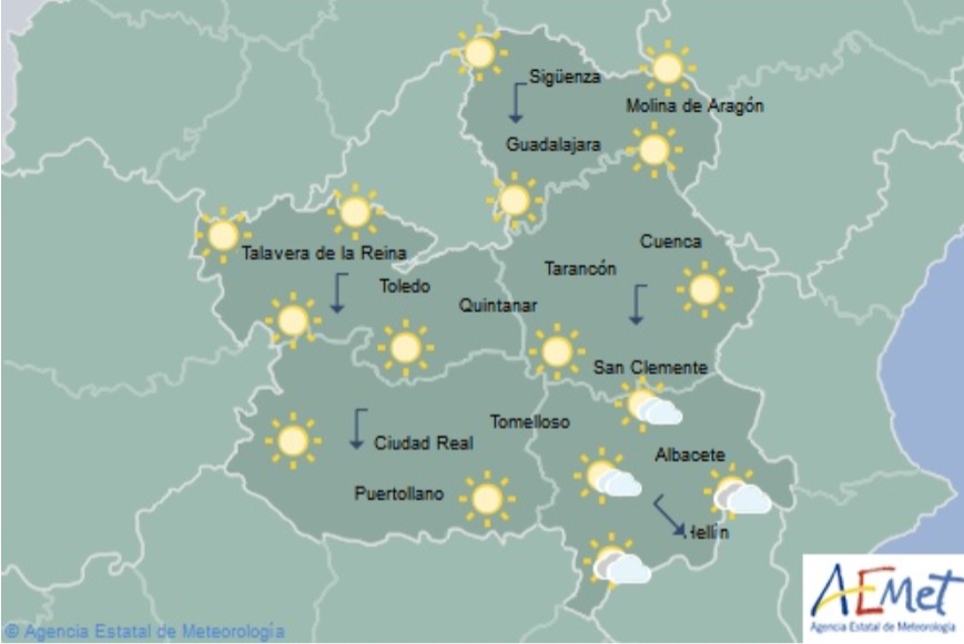 Previsiones de Aemet para hoy, domingo 7.