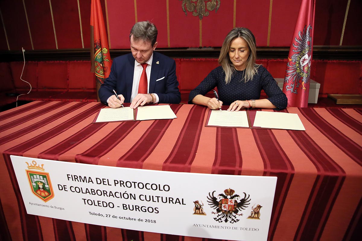 El VIII Centenario de la Catedral de Burgos ha llevado a un convenio firmado por Javier Lacalle y Milagros Tolón
