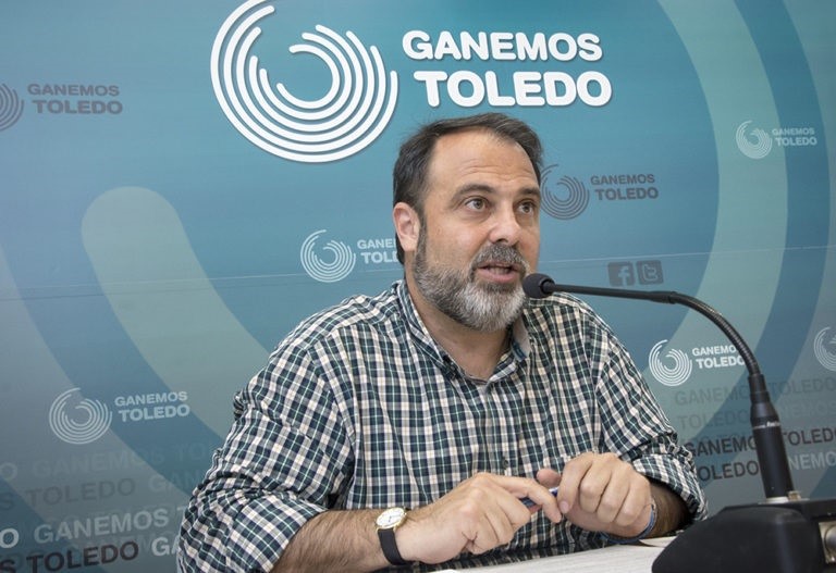 El portavoz de Ganemos en el Ayuntamiento de Toledo y concejal de Bienestar Social, Javier Mateo. Puy du fou