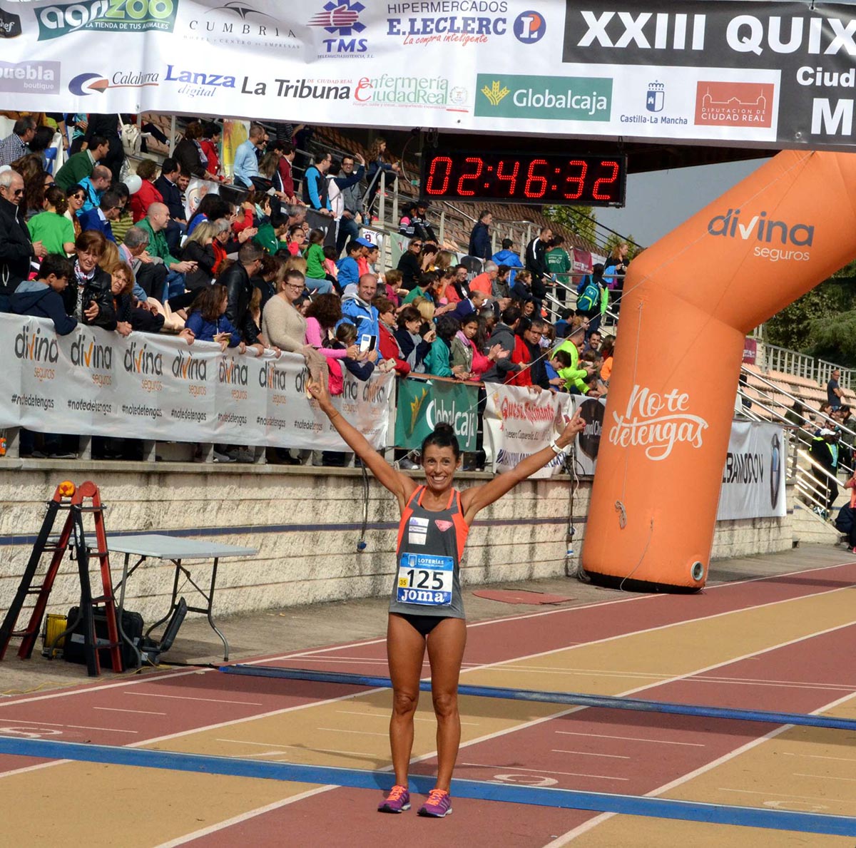 Gemma Arenas, ganadora del Quixote Maratón