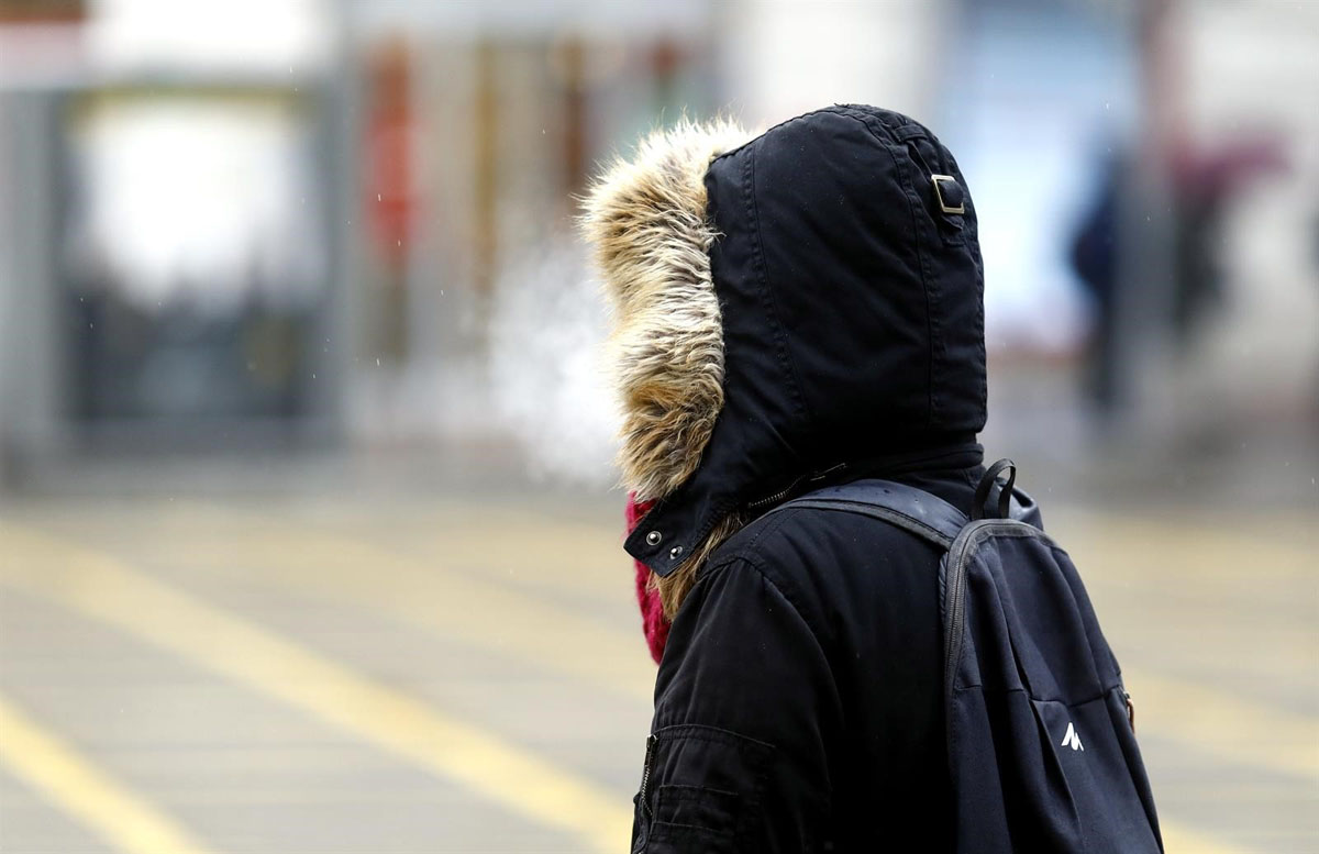 Invierno, frío, abrigo uña