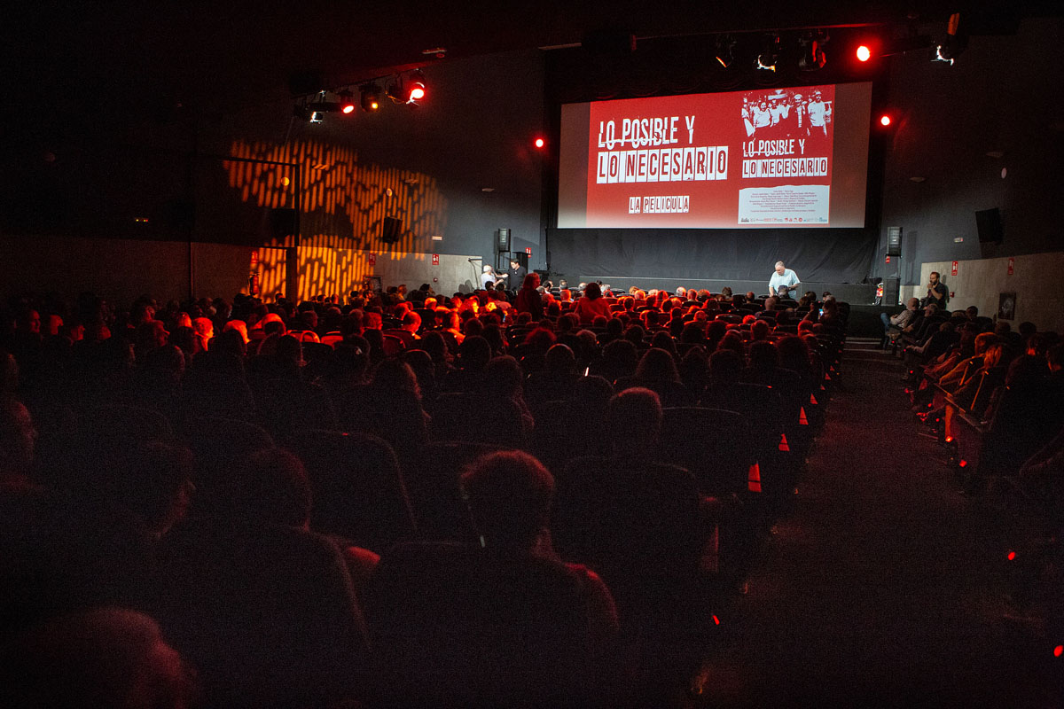 Estreno de "Lo posible y lo necesario".