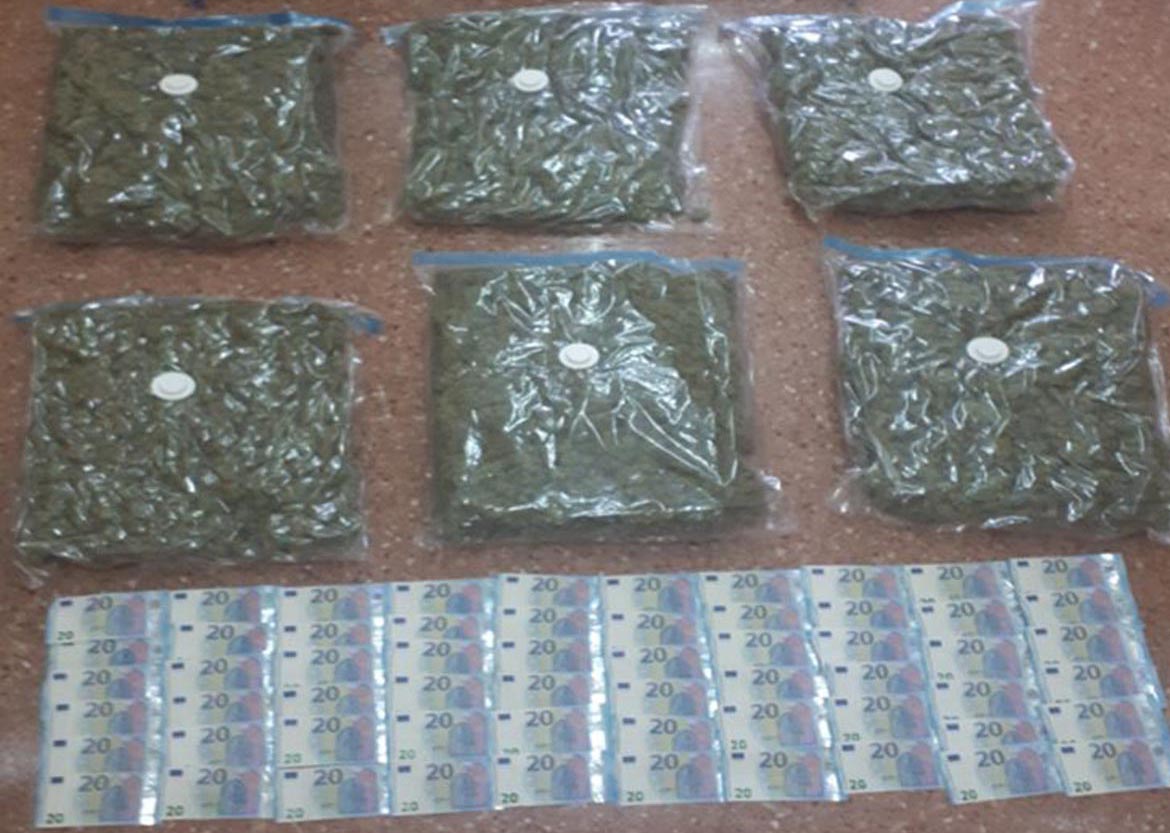 Marihuana incautada en Almonacid