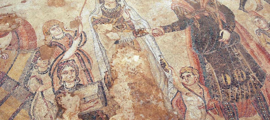 Imagen del mosaico de la Noheda, Cuenca. Foto: Luis Medel.