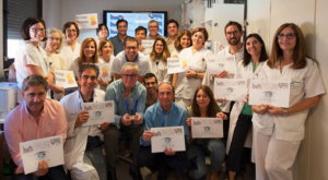 Miembros del equipo del servicio de Oftalmología del Hospital Mancha Centro.