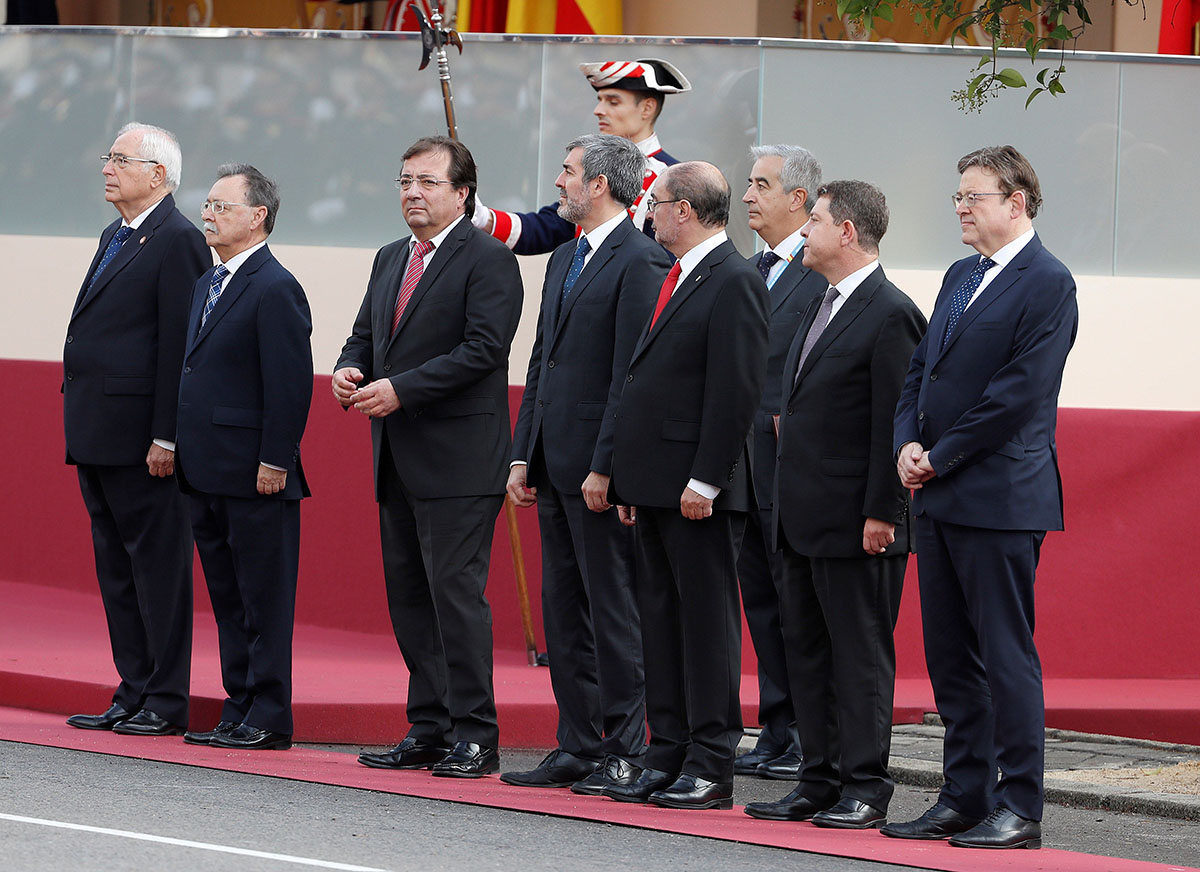 Page en los actos conmemorativos en Madrid del Día de la Hispanidad.