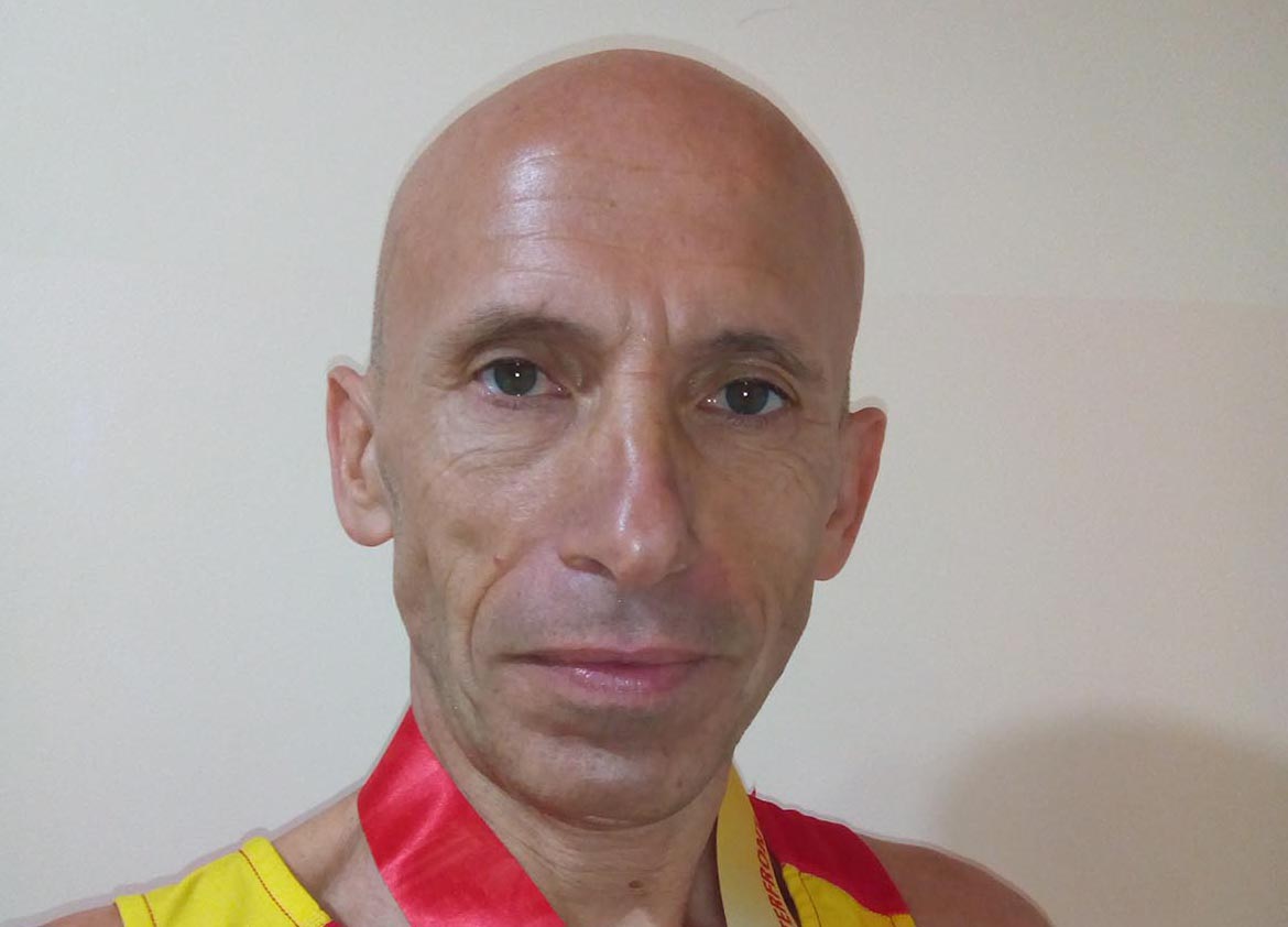 José Perona, el menor del mundo en maratón (+55)