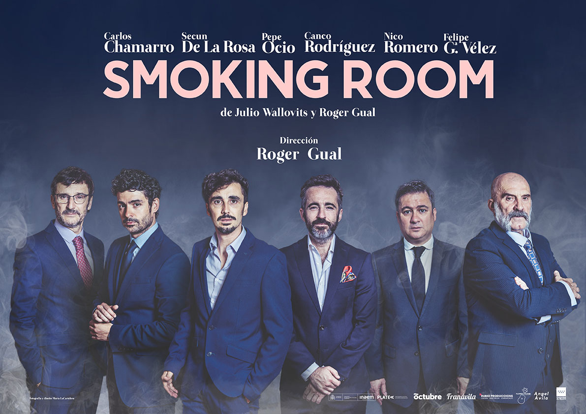 Cartel de "Smoking room".