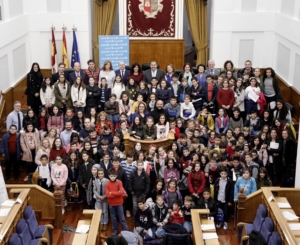 Pleno Infantil en las Cortes de Castilla-La Mancha. Día de la Infancia