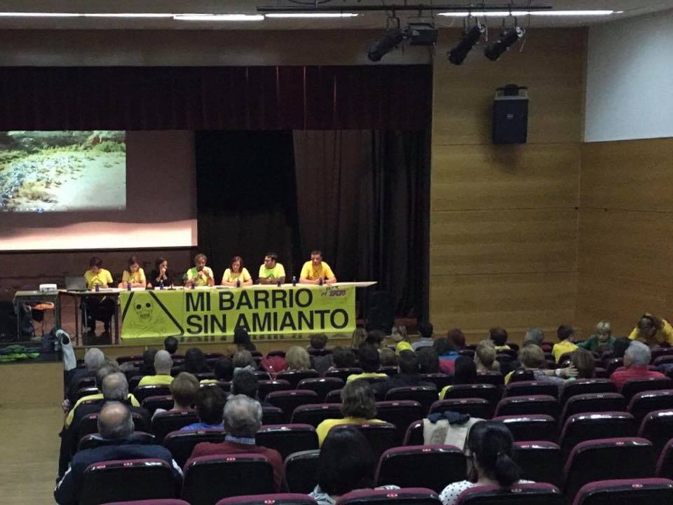 Rueda de prensa de Mi Barrio Sin Amianto.