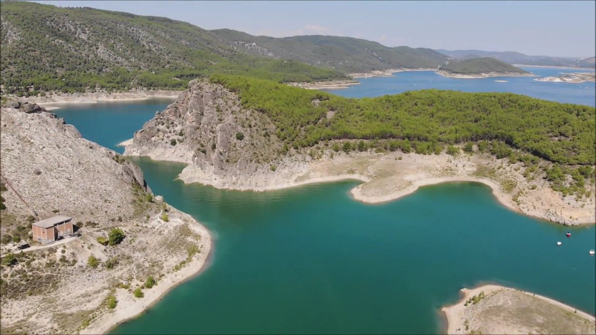 Embalse de Entrepeñas. Foto: @TurismoSacedon. entrepeñas y buendía