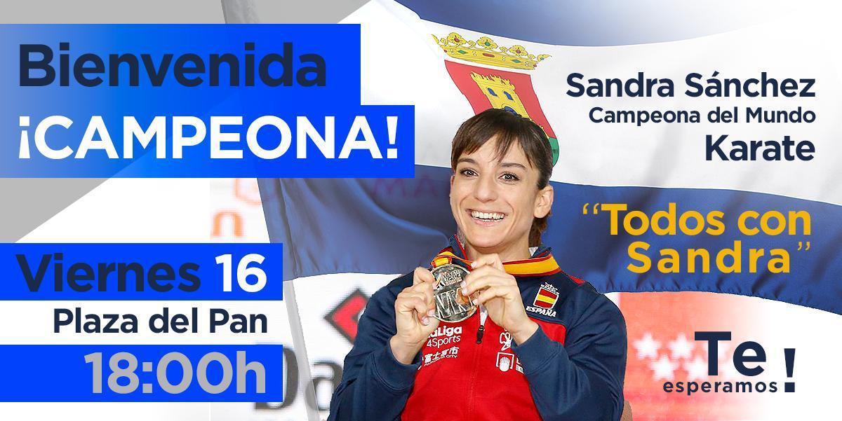 Sandra Sánchez estará en Talavera.