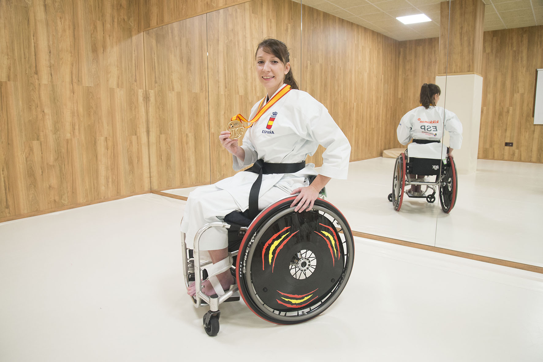 Isabel Fernández, en la final del Europeo