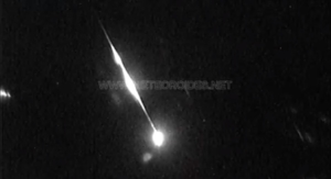 Bola de fuego sobre el cielo de Albacete.