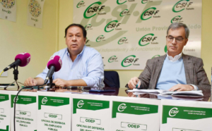 Rueda de prensa ofrecida por CSIF CLM.
