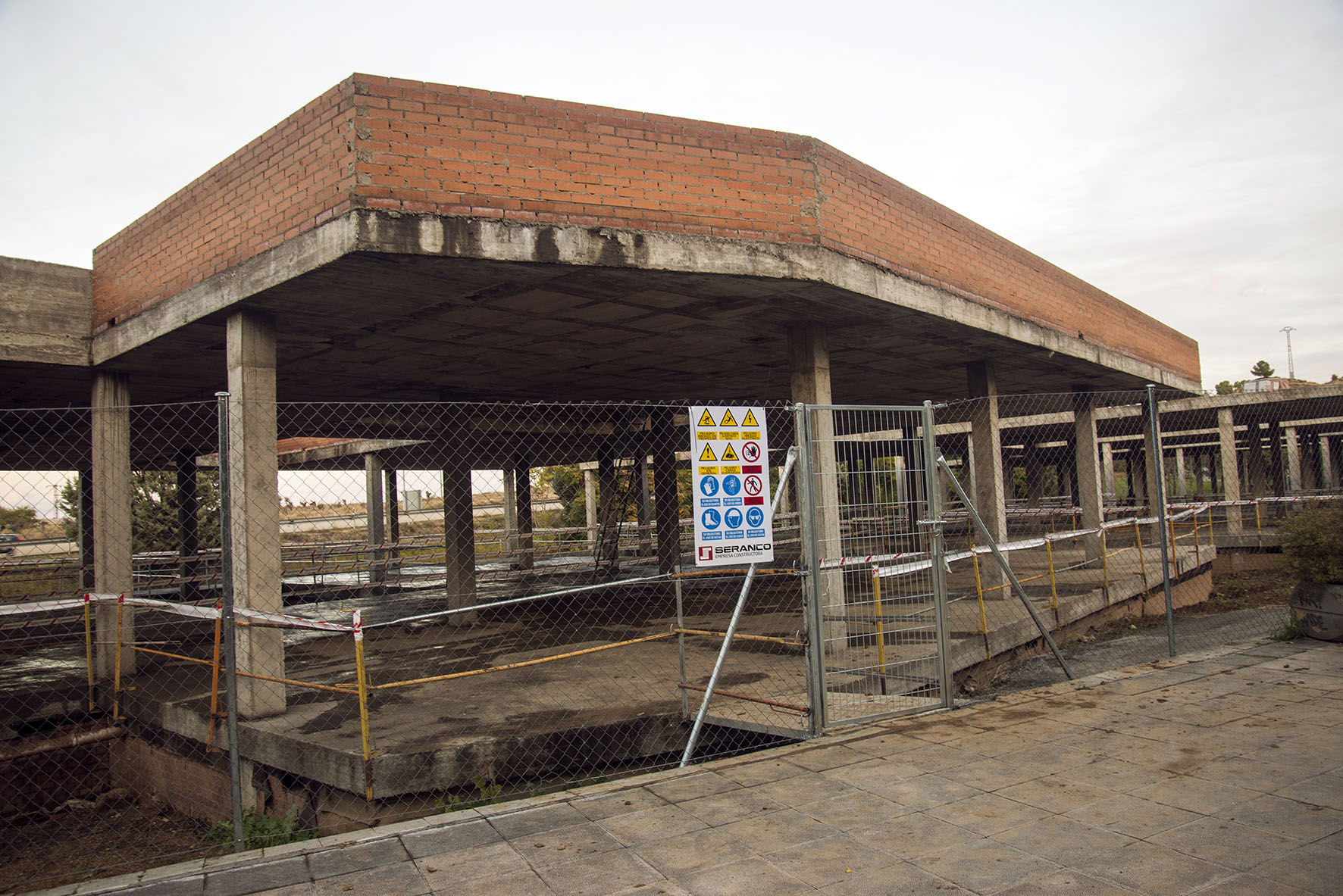 Imagen de archivo de las obras en el centro de salud de Santa Bárbara.