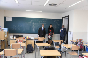 Inauguración del Instituto de Educación Secundaria (IES) 'Josefina Aldecoa' de Illescas (Toledo)