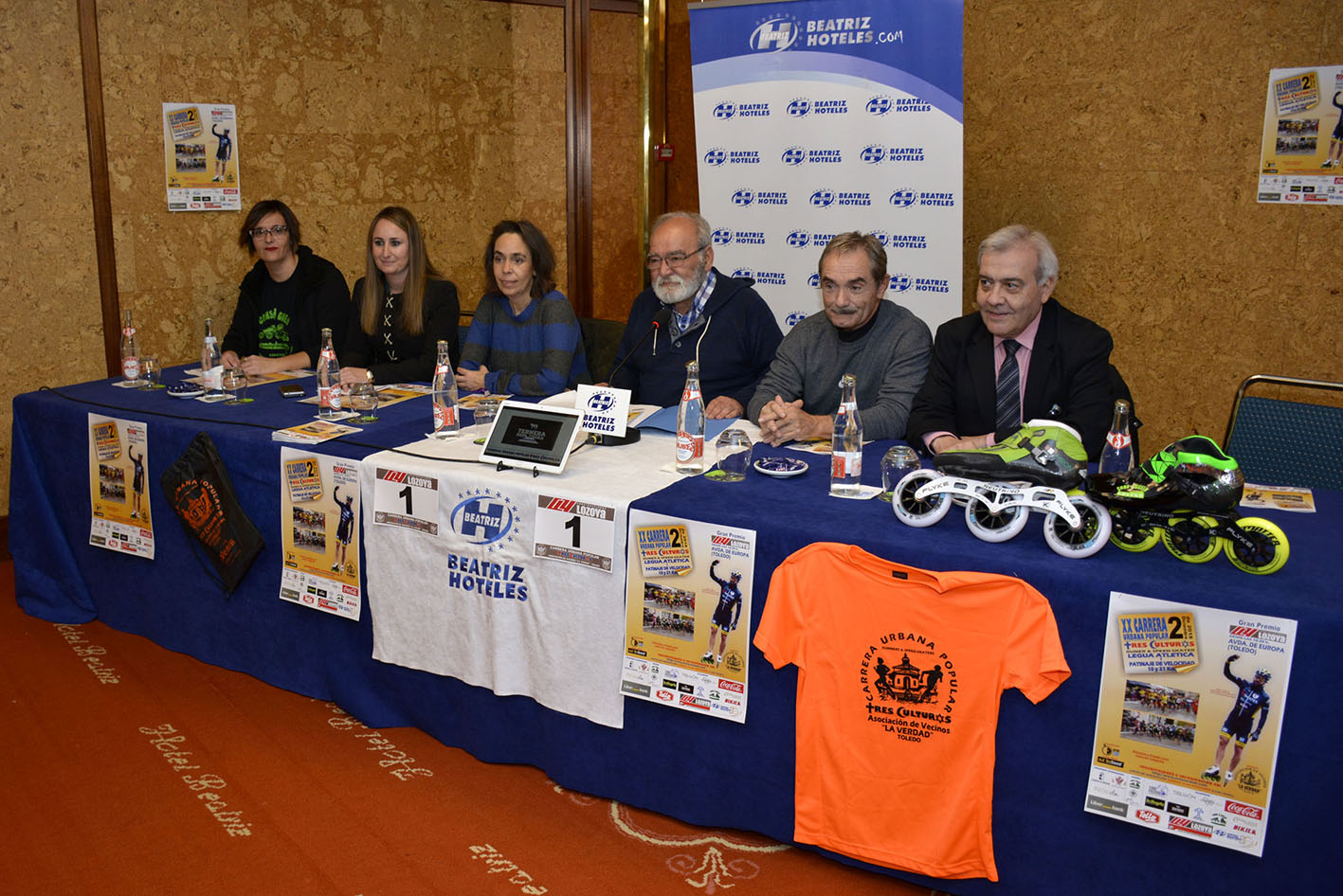 Presentación de la carrera urbana popular Tres Culturas, que se celebrará el domingo 2 en Toledo.