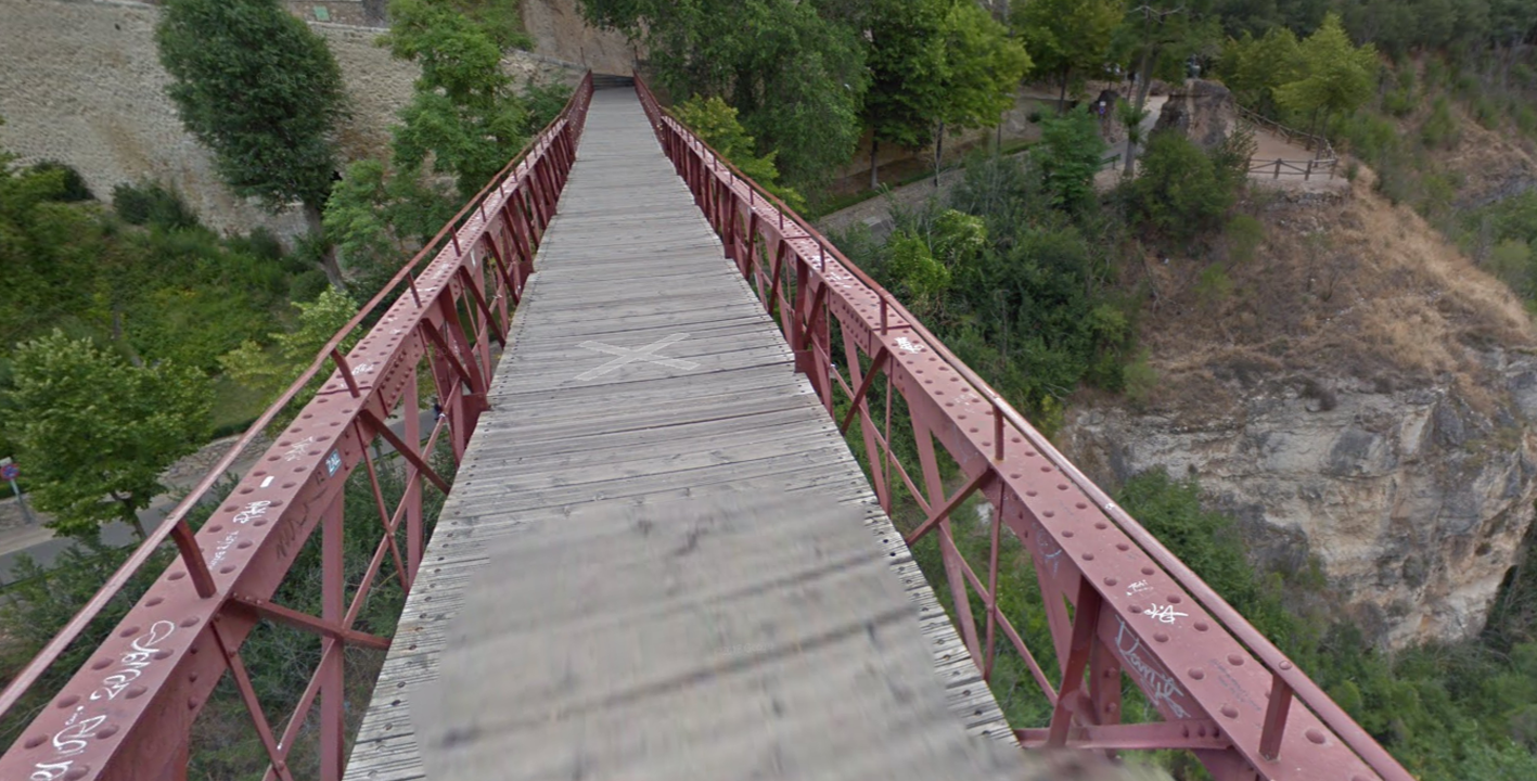 Puente de San Pablo, en Cuenca.