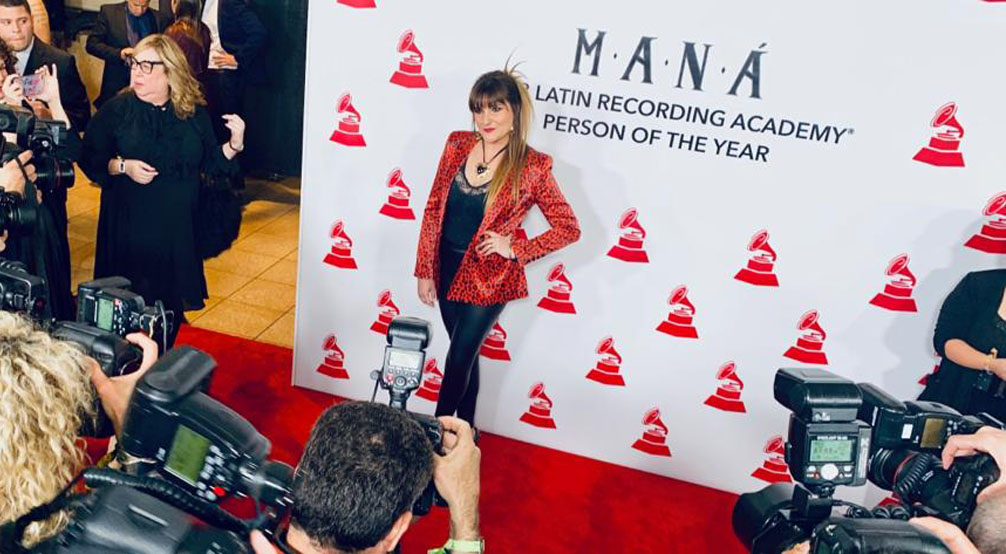 Rozalén en los Grammy Latinos.