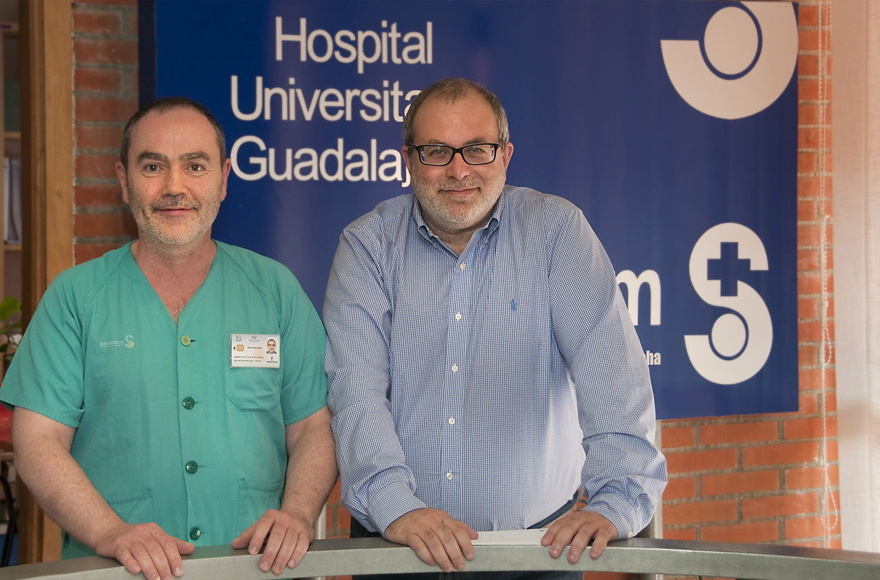 El servicio de Cirugía del hospital de Guadalajara, una referencia mundial con uno de sus trabajos.