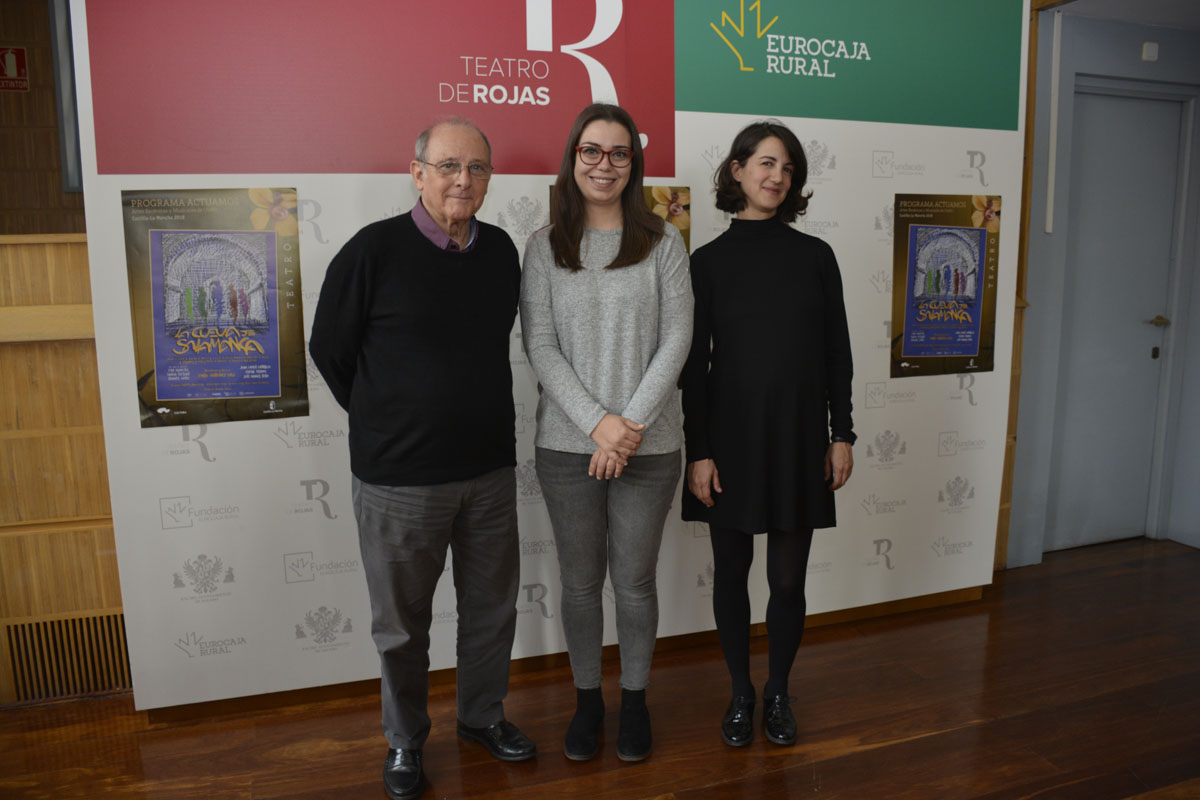 Emilio Gutiérrez Caba, Nuria Cogolludo y María Besant.