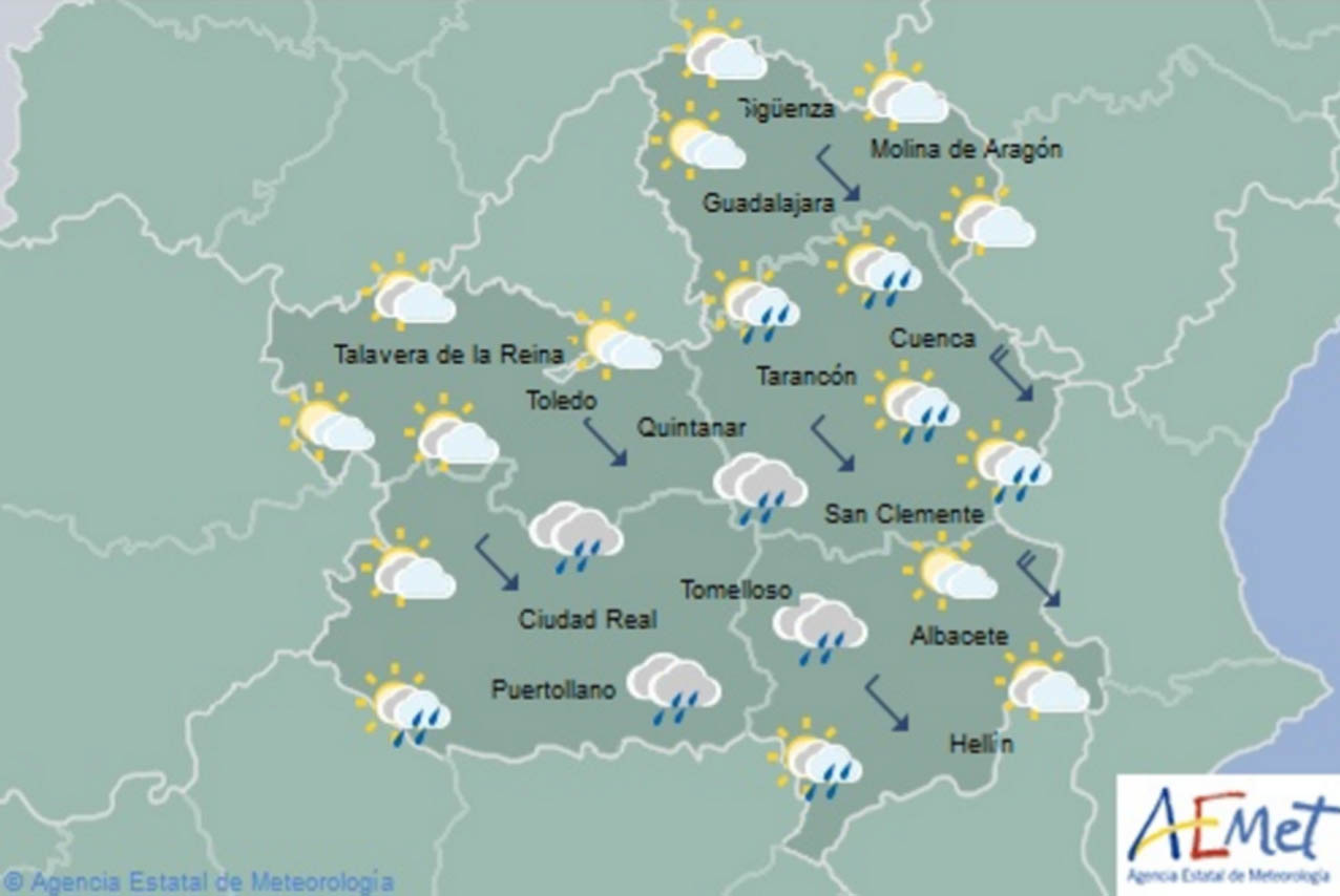 Previsiones de Aemet para hoy, viernes 30 de noviembre.