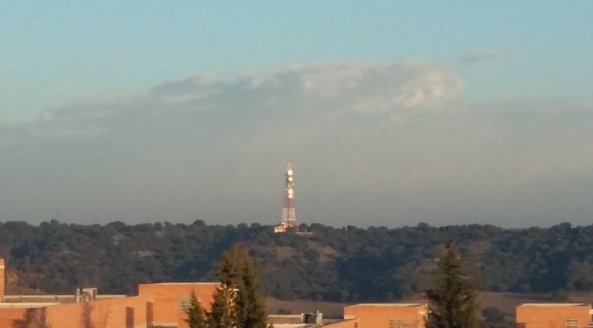 Brumas a las afueras de Toledo (foto de la Aemet)