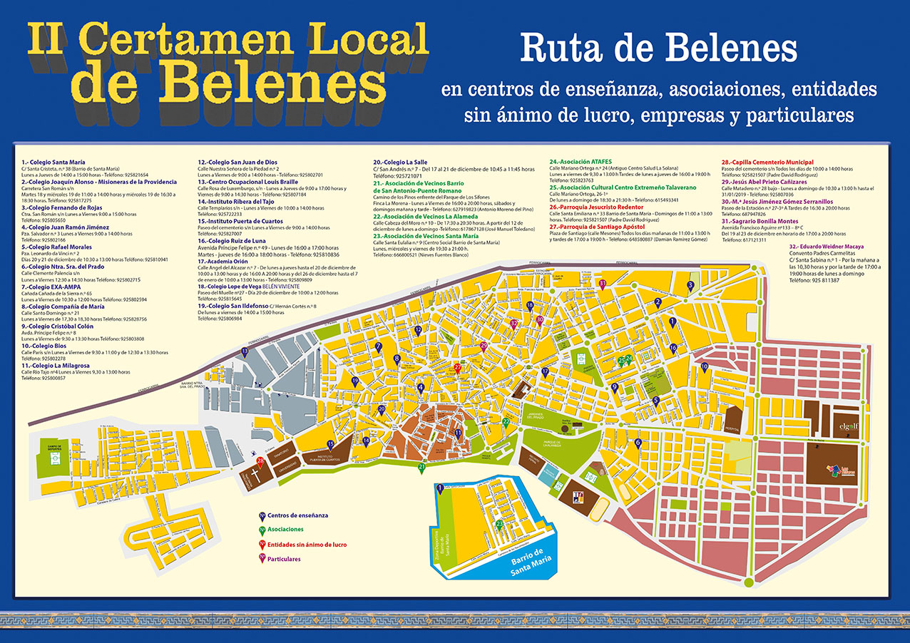 Esta es la ruta de Belenes que puede ver en Talavera