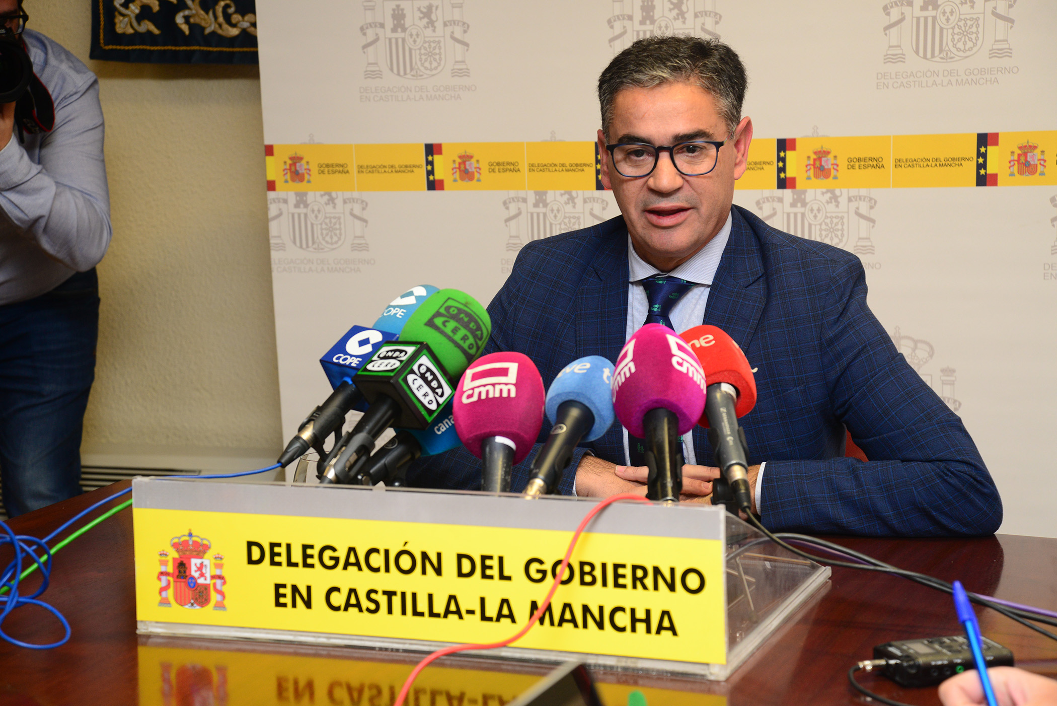 Manuel González Ramos, delegado del Gobierno en CLM, ha anunciado que el proyecto de la CHT para Cebolla estará en breve