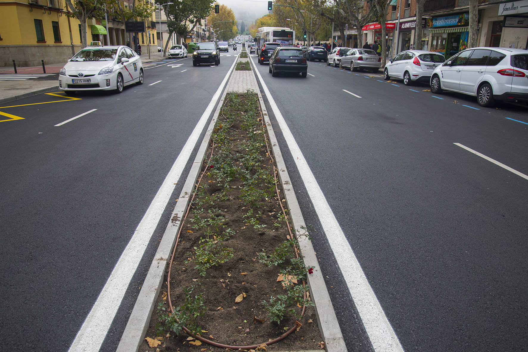 Inauguración de las obras de la avenida de la Reconquista.