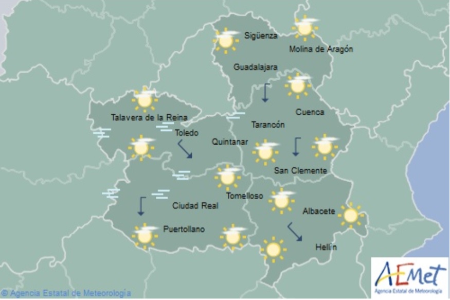 Previsiones de Aemet para hoy, domingo 9 de diciembre. constitución