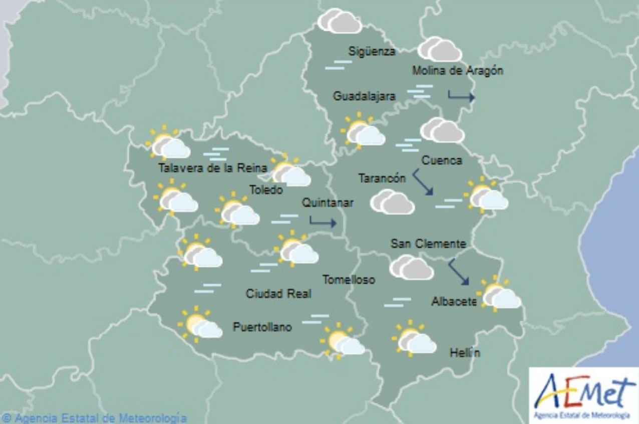 Previsiones de Aemet para hoy, jueves 20.