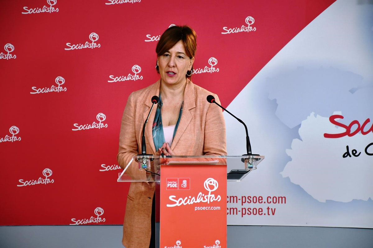 Blanca Fernández, portavoz del PSOE en las Cortes de Castilla-La Mancha.