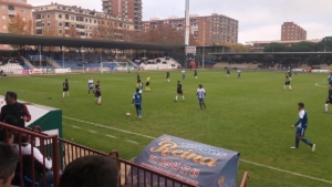 Imagen de archivo del partido de ida entre el Talavera y la Balompédica Linense