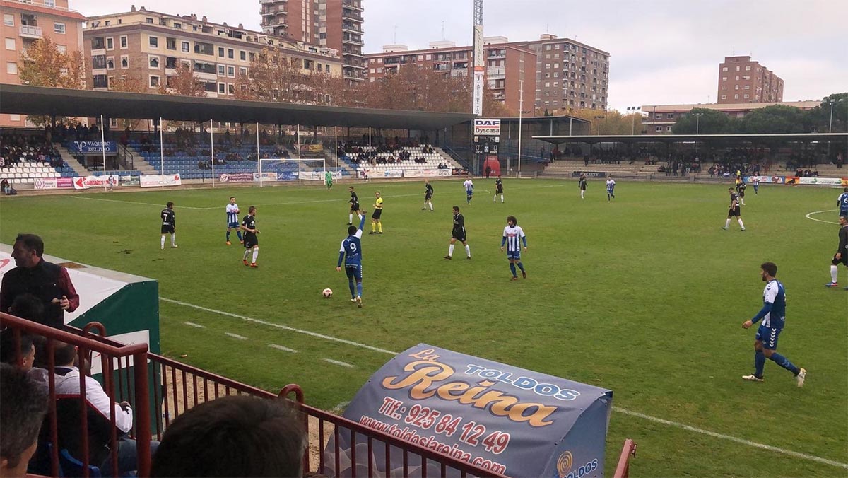 Imagen de archivo del partido de ida entre el Talavera y la Balompédica Linense