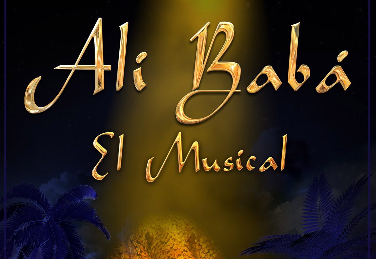 Cartel del musical Alí Babá.