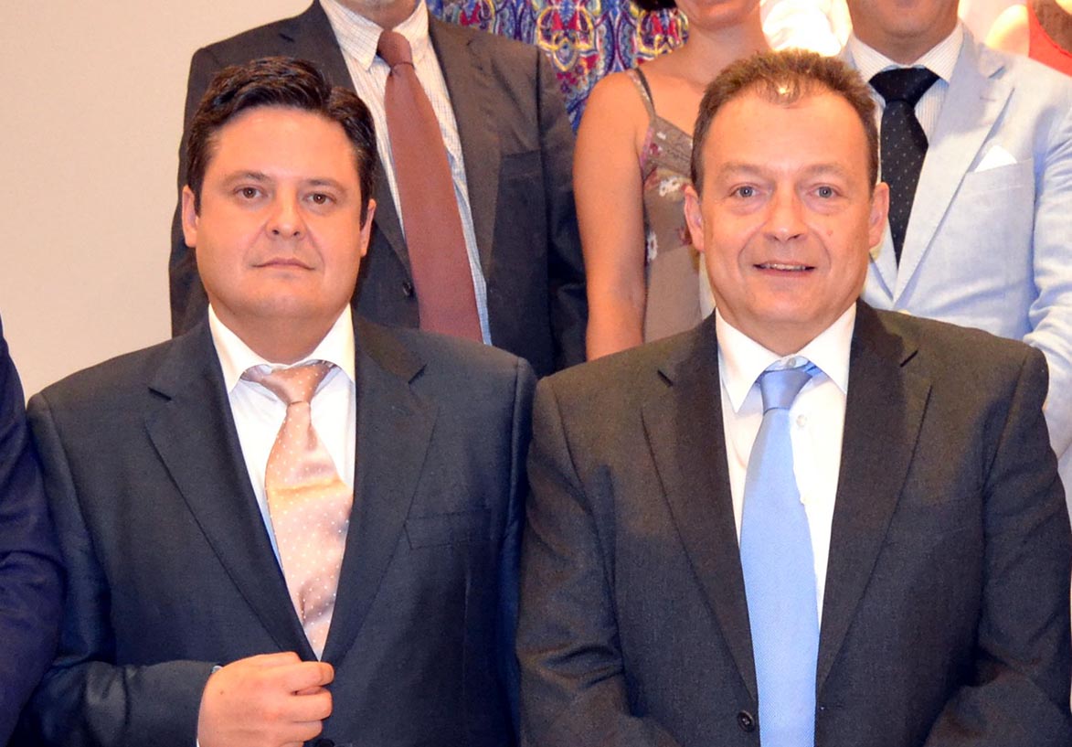 José Javier Martínez (izquierda) y José Romeo