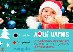 Campaña Cumple un deseo de Luz del Tajo y Cruz Roja,