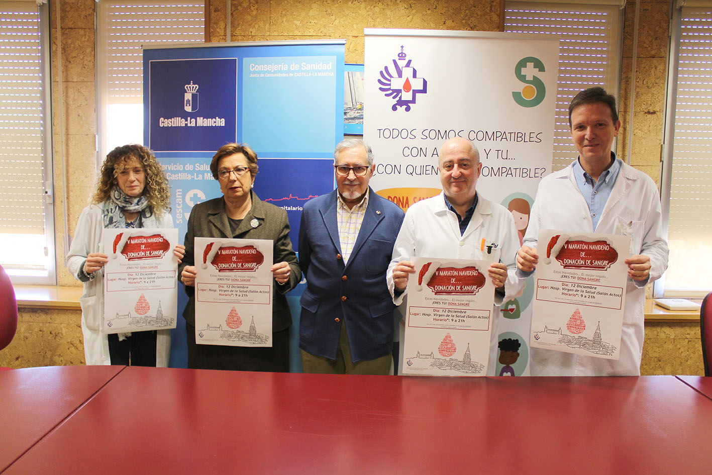 Hoy se ha presentado en Toledo el V Maratón de donación de sangre, que tendrá lugar el miércoles 12 de diciembre