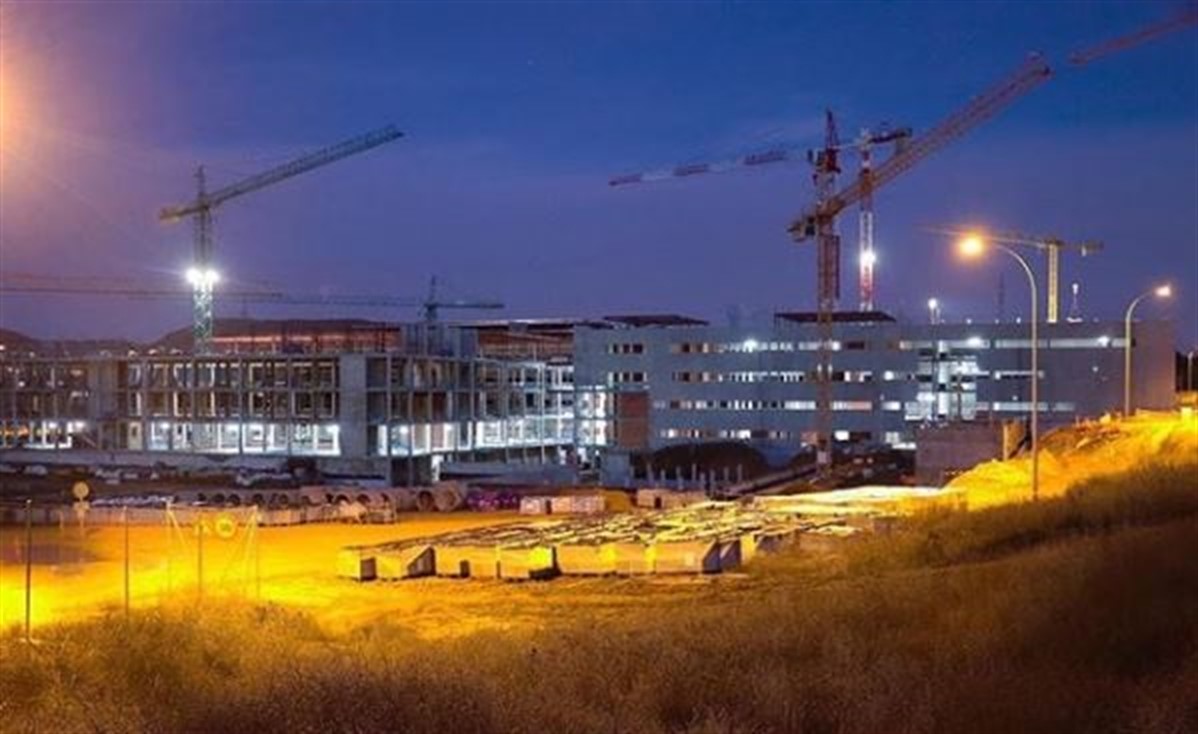 Obras en el nuevo hospital de Cuenca. Foto: Europa Press.