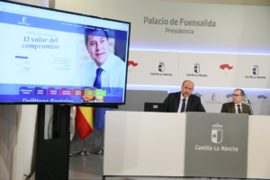 José Luis Martínez Guijarro ha presentado el Portal de Compromisos.